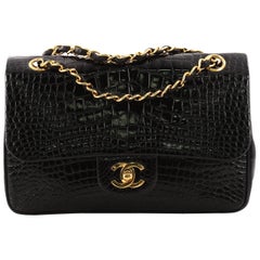 Chanel Vintage Classic Double Flap Bag Alligator Small 