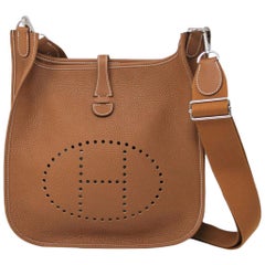 Hermès Evelyne III 29 Taurillon Clemence Goldhandtasche in Box