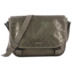 Gucci Messenger Buckle Bag GG Imprime Medium