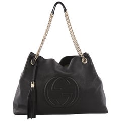 Gucci Soho Chain Strap Shoulder Bag Leather Large 