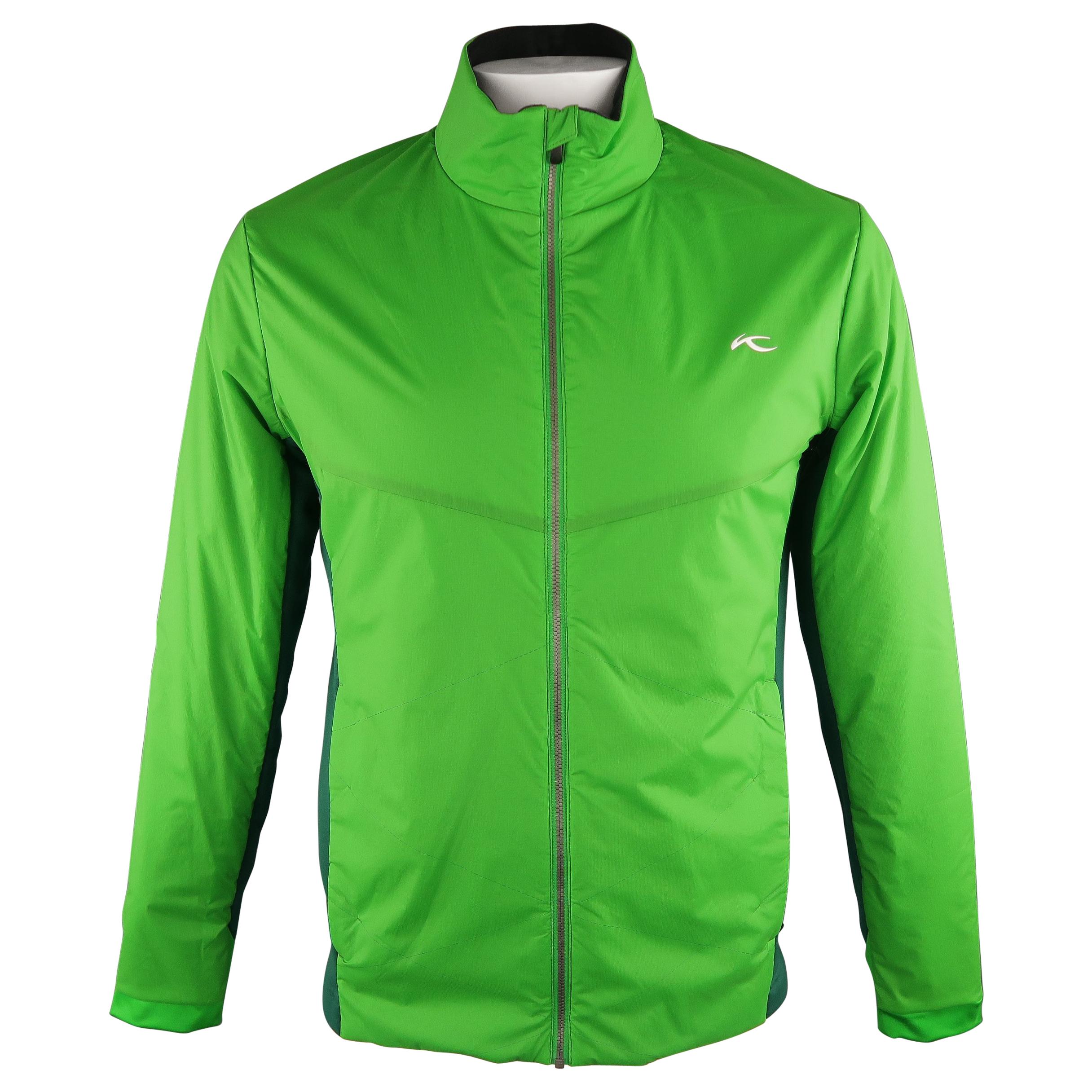 KJUS 42 Green Solid Polyamide Jacket