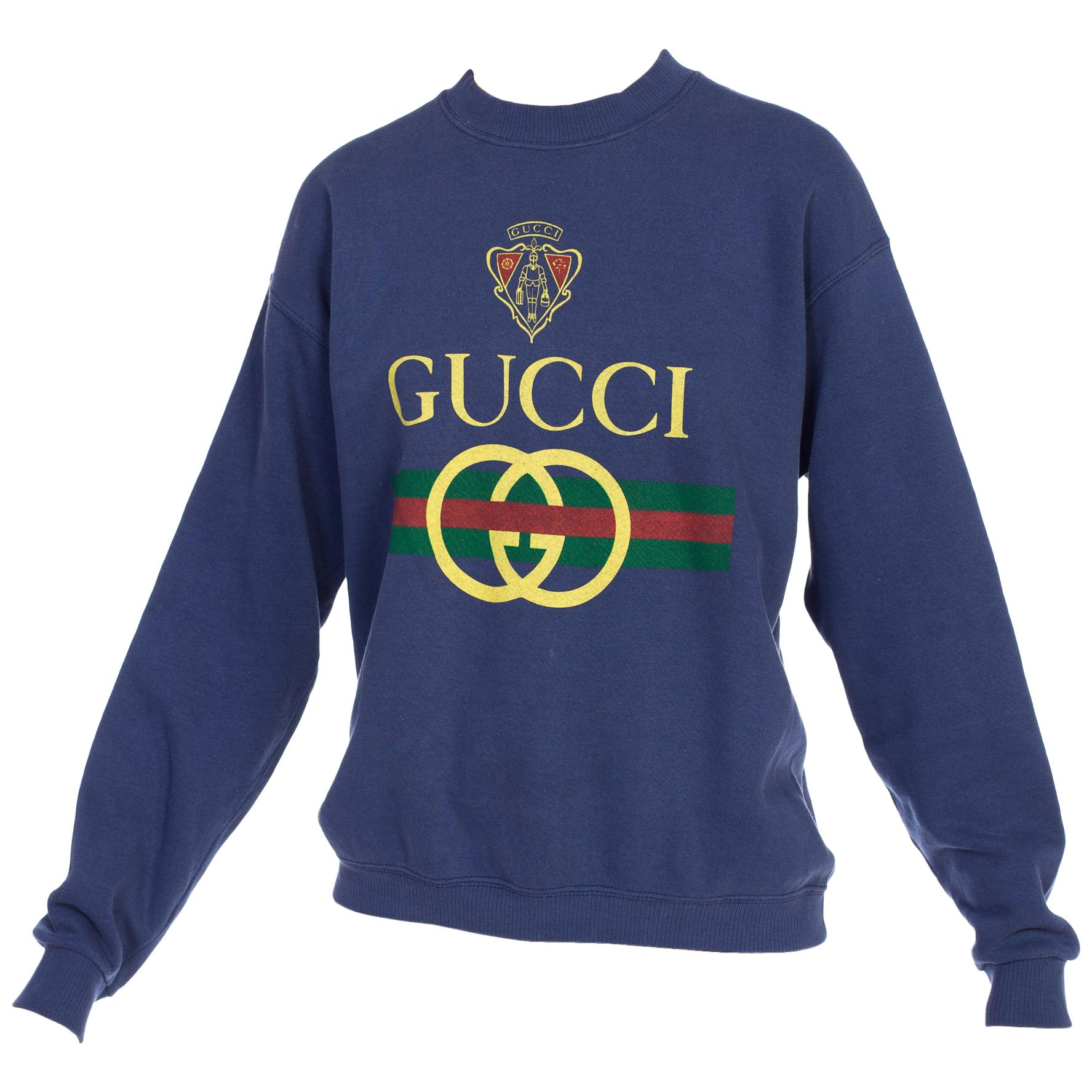 1980s Bootleg Gucci Sweat at bootleg gucci bootleg gucci sweatshirt, betsey johnson bracelet