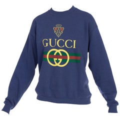 Vintage 1980s Bootleg Gucci Sweat Shirt