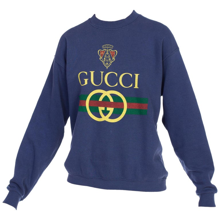 1980s Bootleg Gucci Sweat Shirt at 1stDibs | bootleg gucci shirt, betsey  johnson bracelet