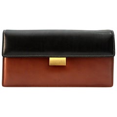 Celine Bicolor Spange Box Clutch