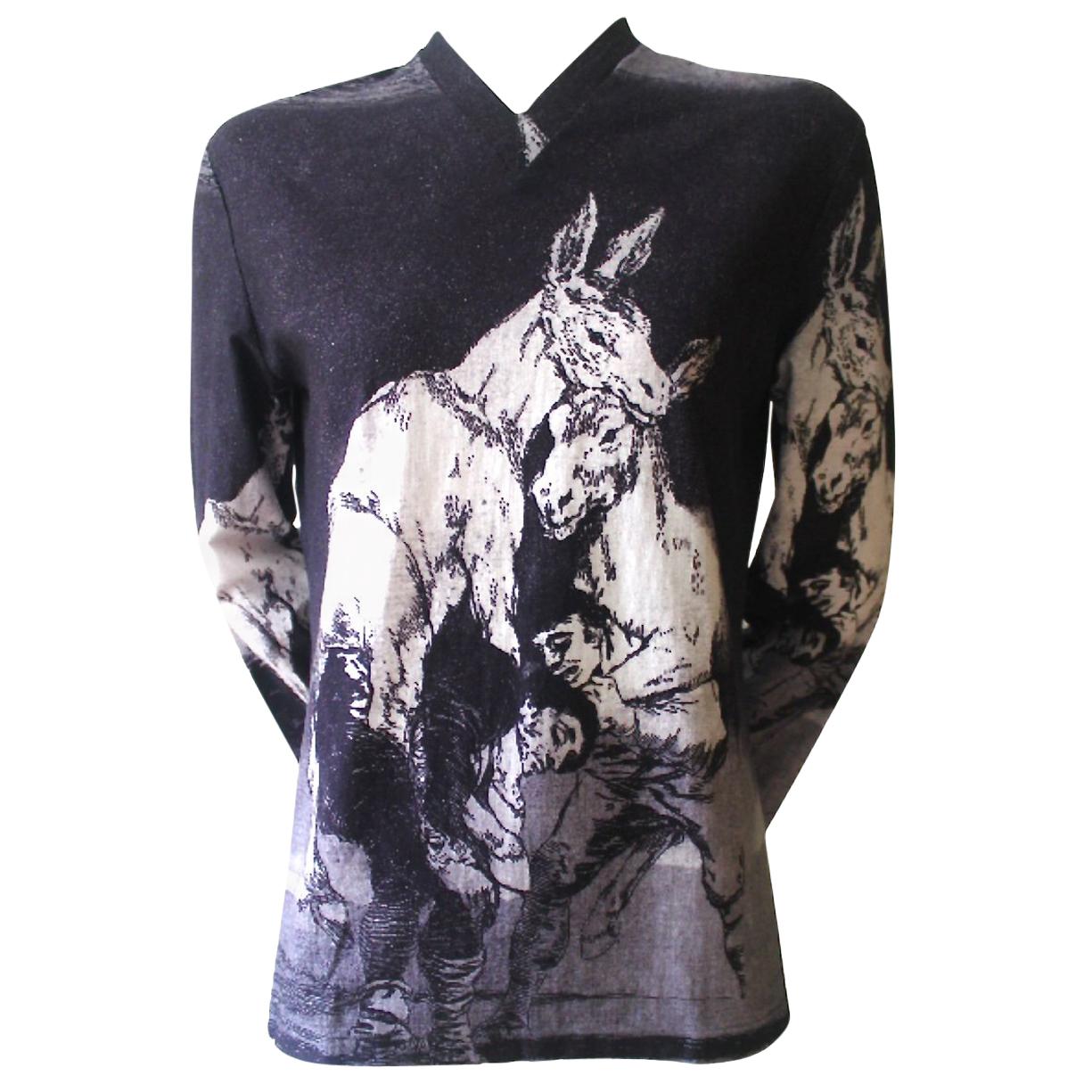 Alexander McQueen Early 1990's Goya Print T-shirt at 1stDibs