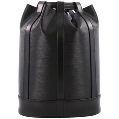 Louis Vuitton Randonnee Handbag Epi Leather PM