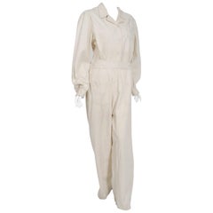 Vintage 1940's Frontliner Cotton Twill 'Rosie The Riviter' Workwear Uniform Jumpsuit
