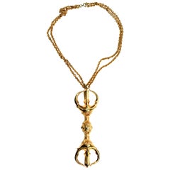Judith Leiber 1970s Oversized Necklace 