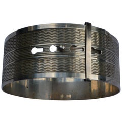 1920s Sterling Buckle Cuff