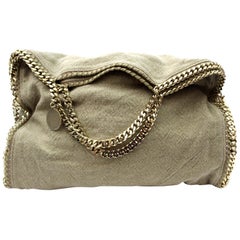 Borsa Stella McCartney Falabella in lino beige