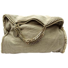 Sac en lin beige Falabella de Stella McCartney