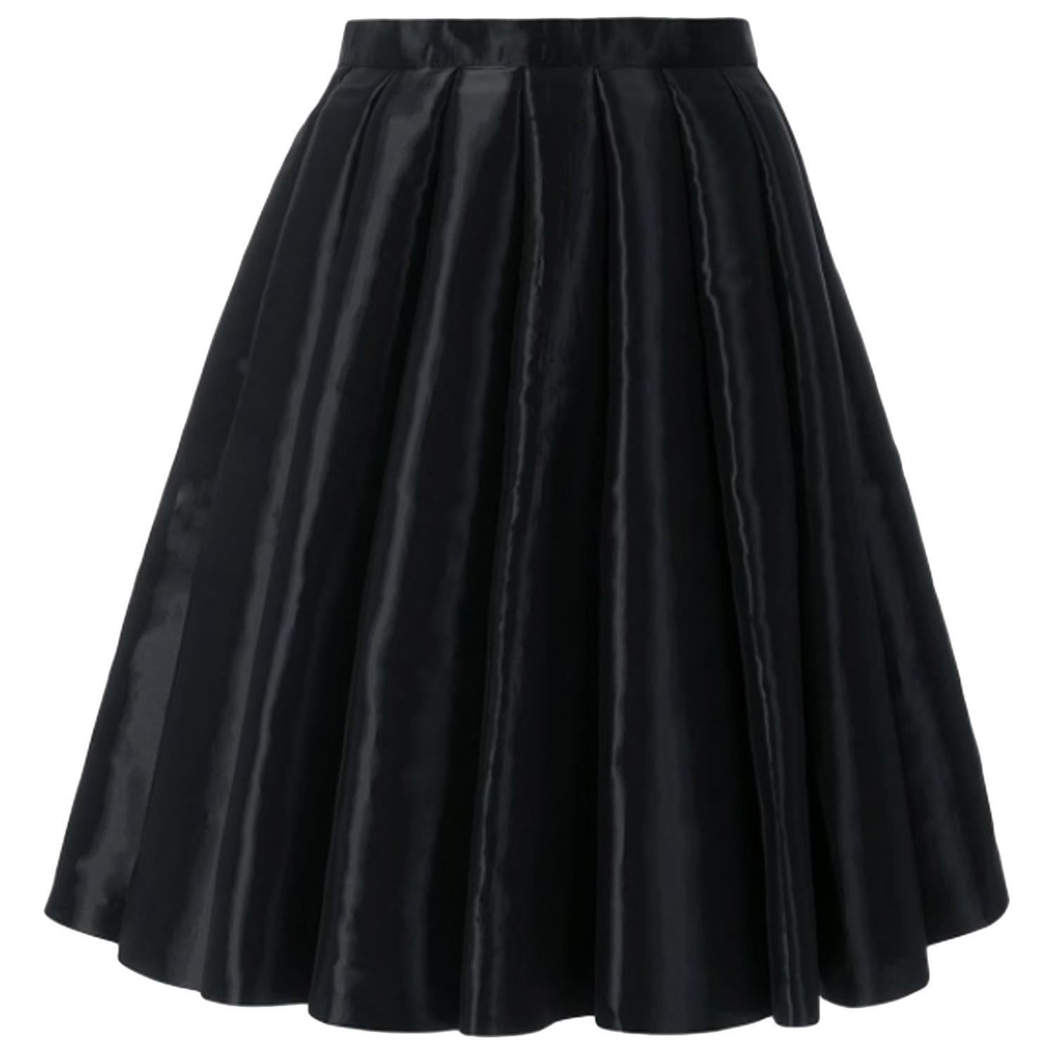 Junya Watanabe Comme des Garcons Catwalk Black Flared Skirt