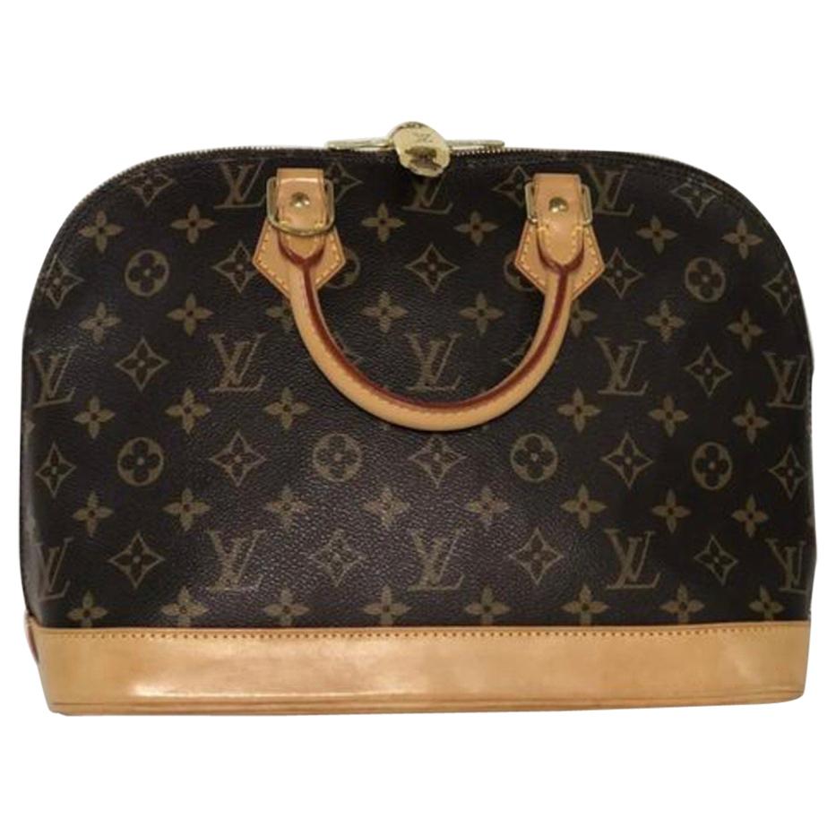 Louis Vuitton Monogram Alma PM Satchel Handbag For Sale