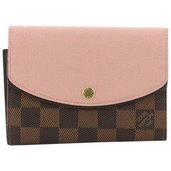 Louis Vuitton Normandy Compact Wallet Damier Canvas and Leather