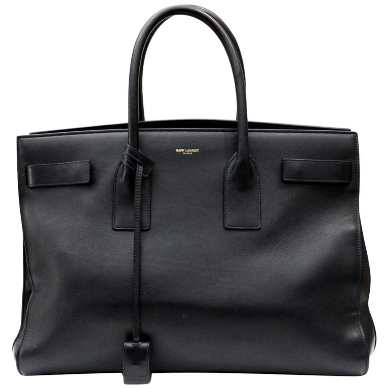 Yves Saint Laurent Blu Leather Sac de Jour Bag at 1stDibs | yves saint ...