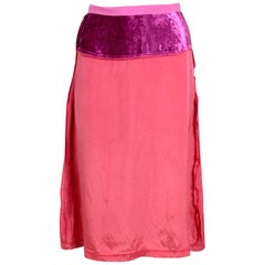 Maison Martin Margiela vintage runway fall 1995 pink skirt