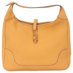 Hermes Trim 38 Shoulder Sable Clemence Bag