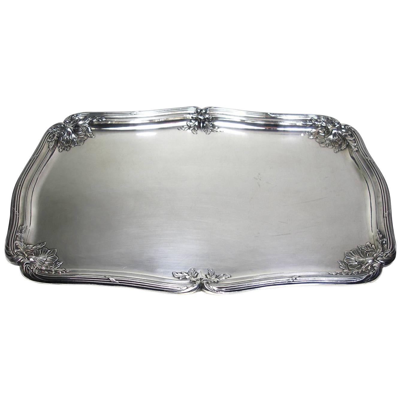 ANTIQUE French Silver Plated GALLIA by christofle Plateau Service Circa 1900 For Sale