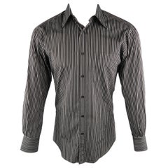 GUCCI Size S Black
Grey Stripe Cotton Long Sleeve Fitted Shirt GUCCI Size S Black
Grey Stripe Cotton Long Sleeve Fitted Shirt