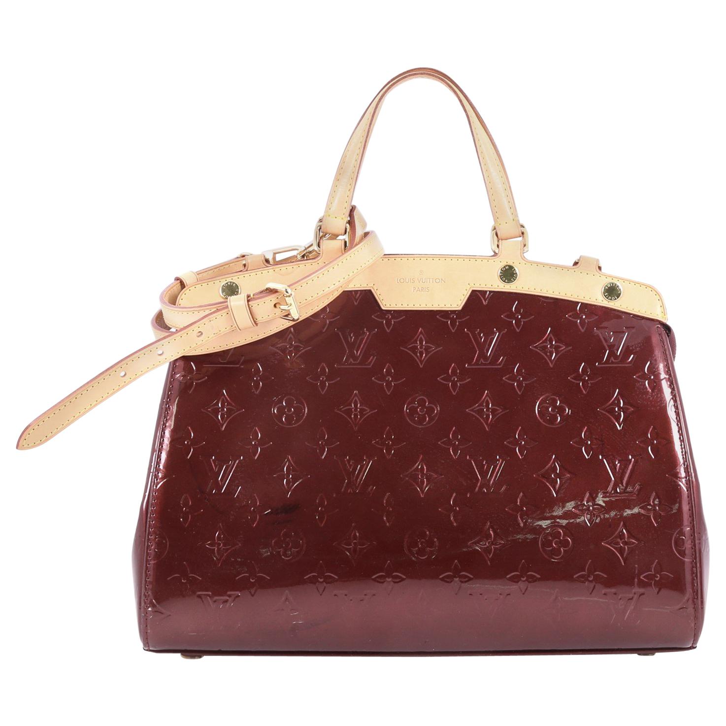 Louis Vuitton Brea Handbag Monogram Vernis MM