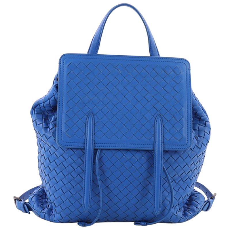 Bottega Veneta Drawstring Backpack Intrecciato Nappa Medium