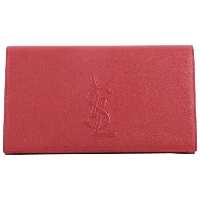  Saint Laurent Belle de Jour Clutch Leather Large