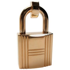 INEDIT Hermès Romance Mini Cadenas Buckle Gold Plated for strap 13 mm BRAND NEW