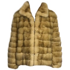 Noble gold Sable fur jacket by Feilitsch.