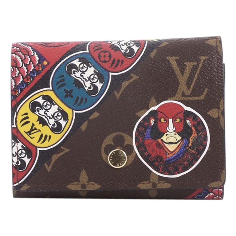 Louis Vuitton Victorine Compact Wallet NM Limited Edition Kabuki Monogram Canvas