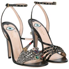 Gucci Crystal Hand-Applique Embellished Sandals