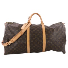 Louis Vuitton Keepall Bandouliere Bag Monogram Canvas 60