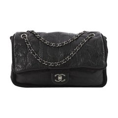 Chanel Chic Knit Flap Bag Sheepskin and Wool Small