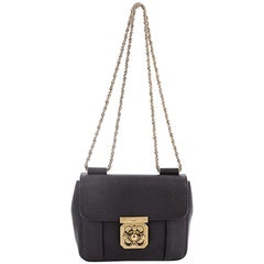 Chloe Elsie Chain Shoulder Bag Leather Small