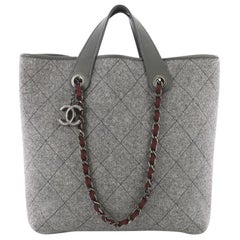 Chanel Pop Tote Quilted Felt Large