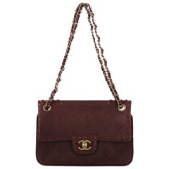 Chanel Paris-Edinburgh Flap Bag Quilted Calfskin Medium
