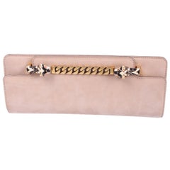 Gucci Tigrette Evening Bag Clutch - beige nubuck