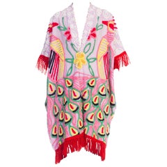 Peacock Kimono Beach Robe
