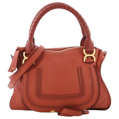 Used Chloe Marcie Satchel Leather Medium