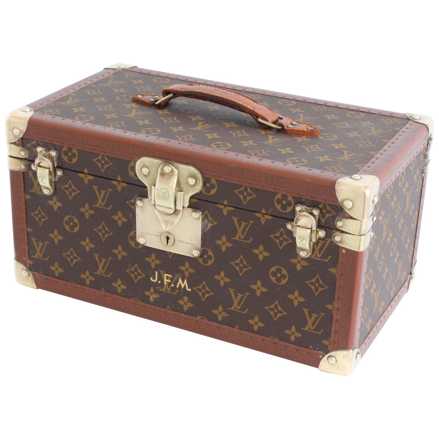 Louis Vuitton Vintage Train Case - en vente sur 1stDibs | louis vuitton  vintage vanity case, train case louis vuitton
