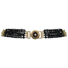 Vintage Gianni Versace 1994 Medusa Beaded Belt