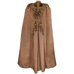 French Evening Cape with Trimmings Emile Pingat style 1890 - 1905