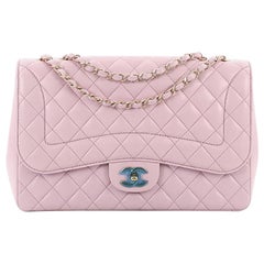 Chanel Mademoiselle Chic Flap Bag Quilted Lambskin Jumbo