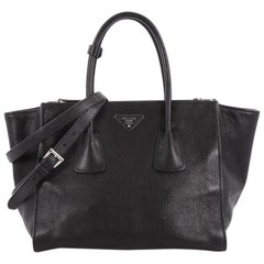 Prada Twin Pocket Tote Glace Calf Medium