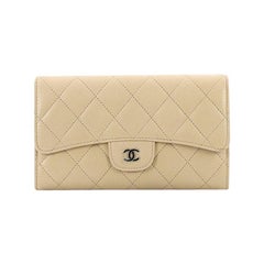 CHANEL Caviar Leather Long Flap Wallet (with Add-on Chain) – LA LUNE Vintage
