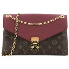 Louis Vuitton Monogram Canvas Pallas Chain Bag at 1stDibs