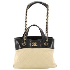 Chanel In The Mix Shopping Bag Quilted Calfskin Small