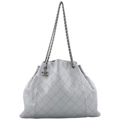 Chanel CC Bucket Bag Quilted Calfskin Large