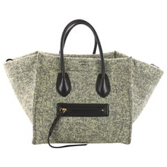 Celine Phantom Handbag Wool Medium