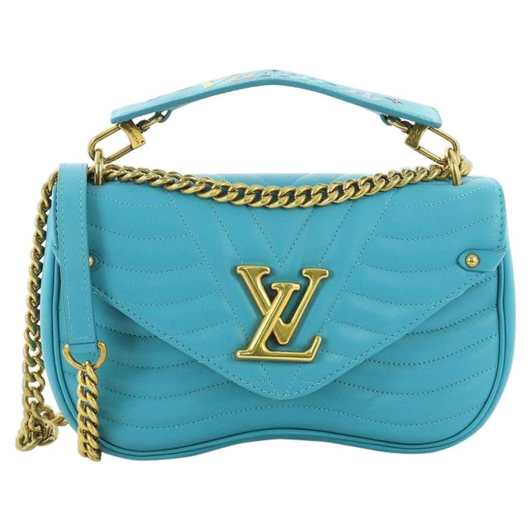 Louis Vuitton New Wave MM Quilted Calfskin Leather Shoulder Bag For Sale at  1stDibs